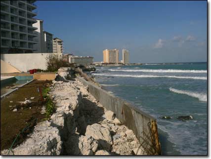 Damage in the wake of Wilma