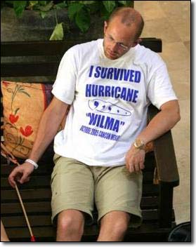 Hurricane Wilma survivor